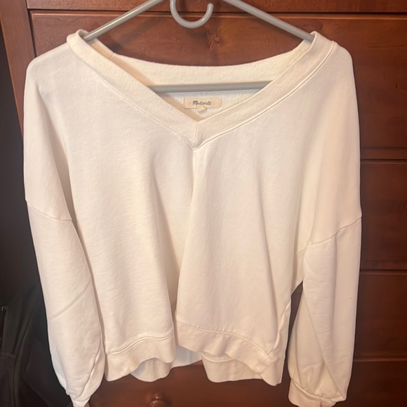 women’s madewell v neck sweater - Picture 1 of 1